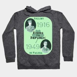 Rising to Republic: for a United Ireland (green) Hoodie